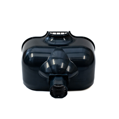 Proper Hopper Black – Rainwater Hopper Head (65mm / 68mm) Roof-level rainwater hopper head, conductor head, leader head, or scupper box that's designed to maintain water flow under blockage, provide visible overflow warning, and protect the building from sustained hidden water damage.
